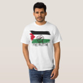 Vrije Gaza, red Palestina T-shirt (Voorkant volledig)