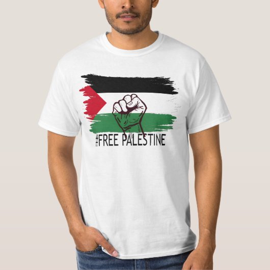 Vrije Gaza, red Palestina T-shirt (Voorkant)