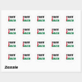 Vrije Gaza Ronde Sticker (Vel)