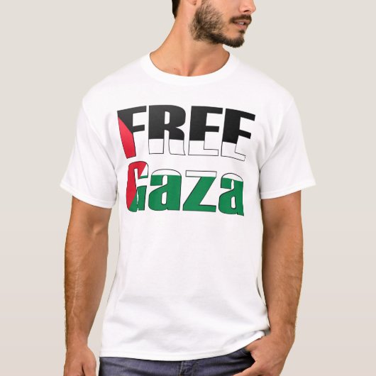 Vrije Gaza T-shirt (Voorkant)