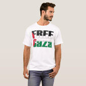 Vrije Gaza T-shirt (Voorkant volledig)