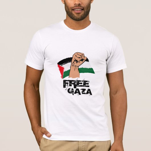 Vrije Gaza T-shirt (Voorkant)