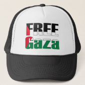 Vrije Gaza Trucker Pet (Voorkant)