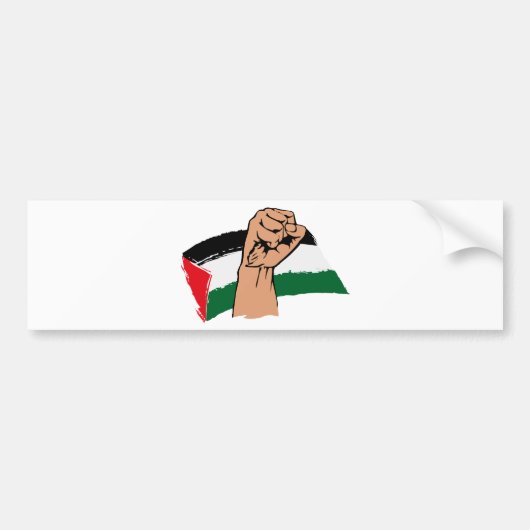 Vrije Gaza-vrije Palestina Bumpersticker (Voorkant)