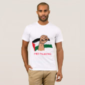 Vrije Gaza-vrije Palestina T-shirt (Voorkant volledig)