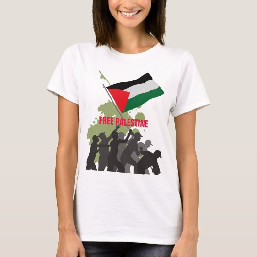 Vrije Gaza-vrije Palestina T-shirt (Voorkant)