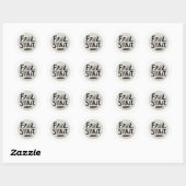 Vrije gedistilleerde sticker (Vel)