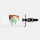 vrije gedistilleerde vos bagagelabel (Voorkant horizontaal)