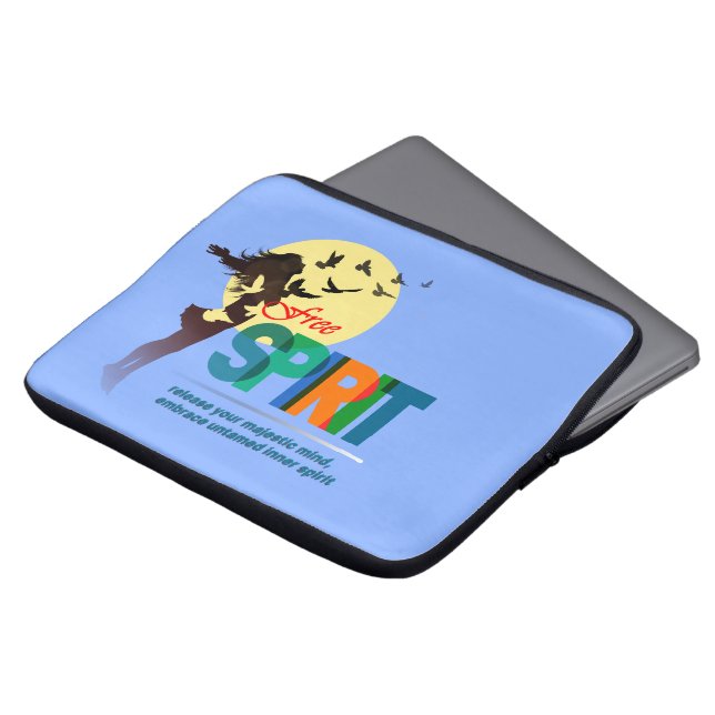 Vrije Geest | 13 inch Laptop Sleeve (Voorkant top)