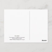 Vrije geest briefkaart (Achterkant)