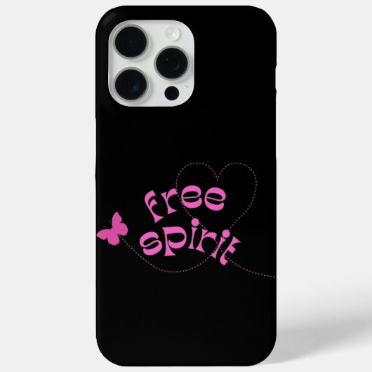 Vrije Geest en Vlinders Case-Mate iPhone Case (Achterkant)