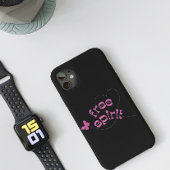 Vrije Geest en Vlinders iPhone Hoesje
