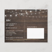 Vrije geest ik ben verhuisd briefkaart (Achterkant)