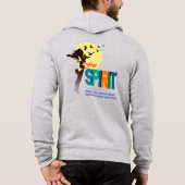 Vrije Geest | Mannen Full-zip Hoodie (Achterkant)