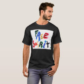 vrije geest t-shirt (Voorkant volledig)