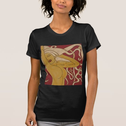 Vrije geest t-shirt (Voorkant)