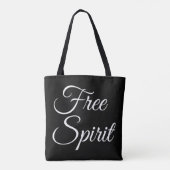 Vrije geest tote bag (Achterkant)