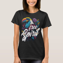 Vrije geest toucan Summer vibes rainbow