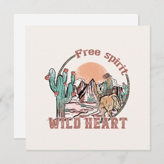 Vrije geest, wild hart (Voorkant / Achterkant)