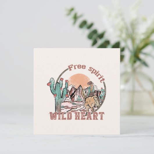 Vrije geest, wild hart (Staand voorkant)