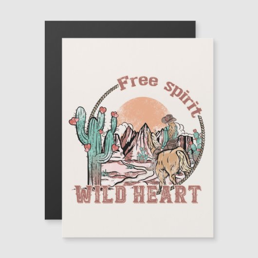Vrije geest, wild hart (Voorkant / Achterkant)