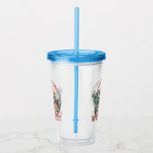 Vrije geest, wild hart acryl drinkbeker (Rechts)