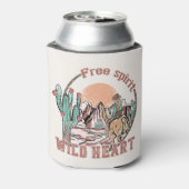 Vrije geest, wild hart blikjeskoeler (Blikje Achterkant)