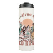 Vrije geest, wild hart thermosbeker (Voorkant)