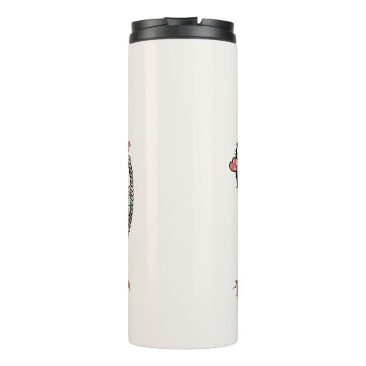 Vrije geest, wild hart thermosbeker (Achterkant)