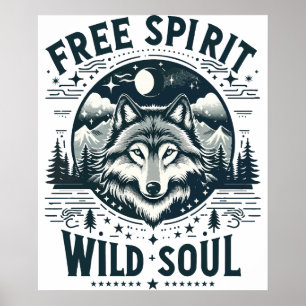 Vrije geest, wilde ziel - De roep van de wolf Poster