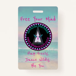 Vrije Geestelijke kudde badge, bevrijd je geest Badge