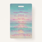 Vrije Geestelijke kudde badge, bevrijd je geest Badge (Achterkant)