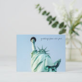 vrije groeten briefkaart (Staand voorkant)