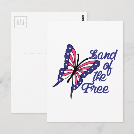 Vrije grond briefkaart (Voorkant / Achterkant)