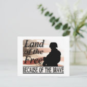 Vrije grond door de Brave Briefkaart (Staand voorkant)