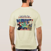 Vrije grond door de Brave T-shirt (Achterkant)