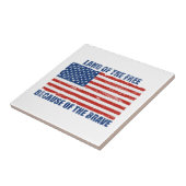 Vrije grond vanwege de hersenen tegeltje (Zijkant)