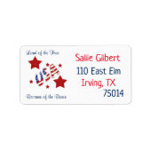 Vrije grond vanwege het Brave Patriotticum Etiket (Voorkant)