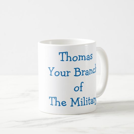 Vrije grond vanwege het Brave Patriotticum Koffiemok (Voorkant rechts)