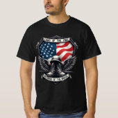 Vrije grond vanwege het Brave Patriotticum T-shirt (Voorkant)