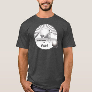 Vrije handel of Golf T-shirt