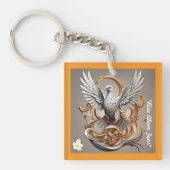 "Vrije Herfst naar vrijheid" Sleutelhanger (Voorkant)