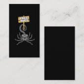 Vrije hugs Gevaarlijk Scorpion Visitekaartje (Voorkant / Achterkant)
