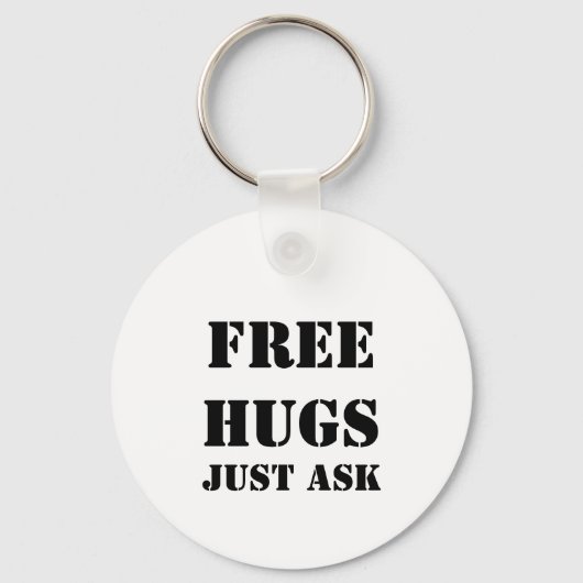 VRIJE HUGS SLEUTELHANGER (Voorkant)