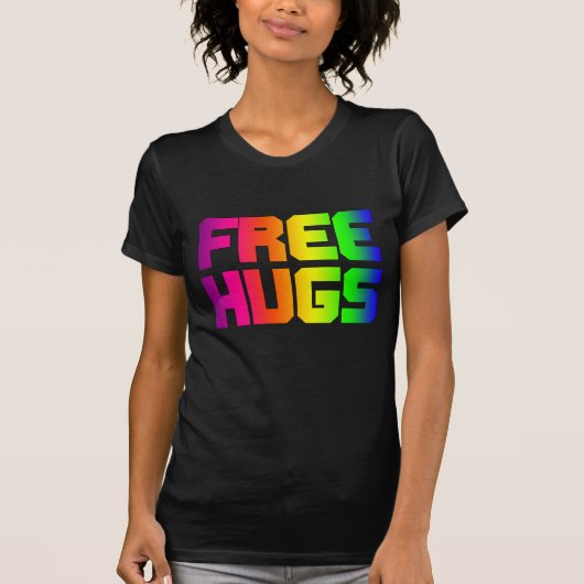 VRIJE HUGS T-SHIRT (Voorkant)