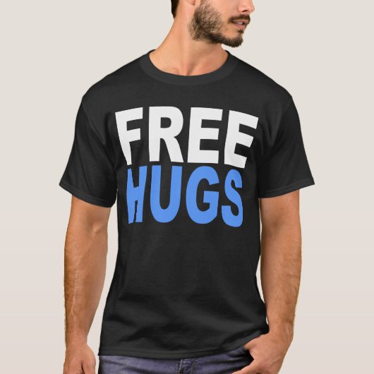 VRIJE HUGS T-SHIRT (Voorkant)