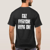 VRIJE HUGS T-SHIRT (Achterkant)