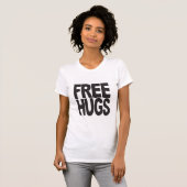VRIJE HUGS T-SHIRT (Voorkant volledig)