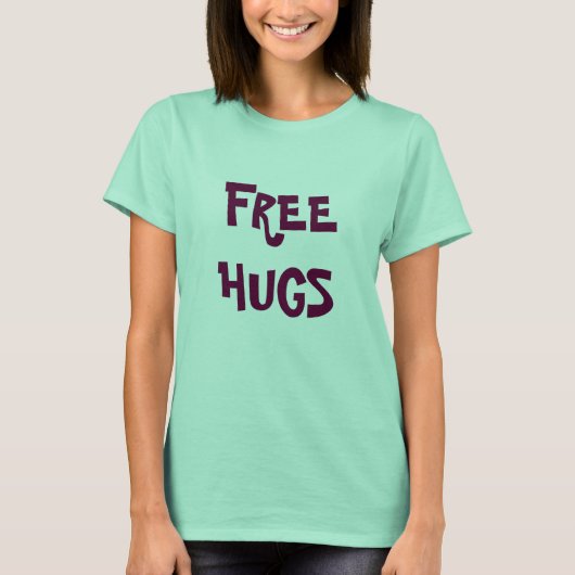 VRIJE HUGS T-Shirt (Voorkant)