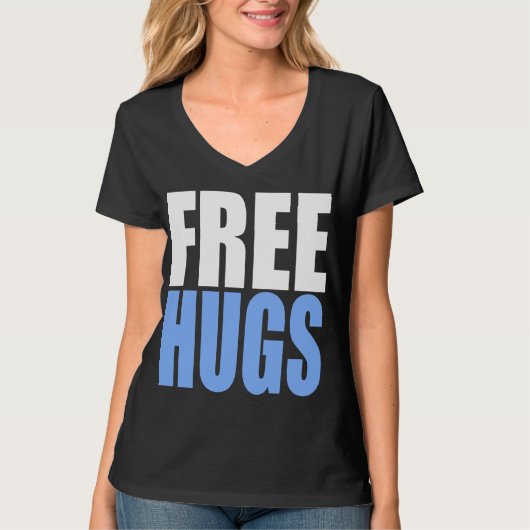VRIJE HUGS T-SHIRT (Voorkant)